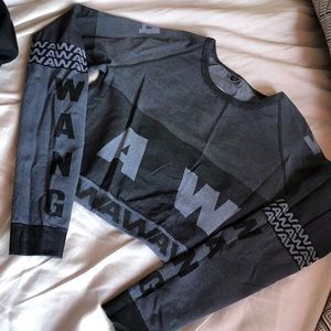 Alexander wang x H&m fitted crop top